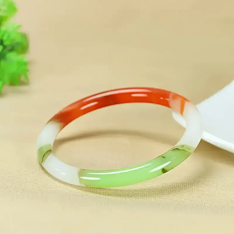 Men's Natural Stone Bracelet, Elegant Gradient Design